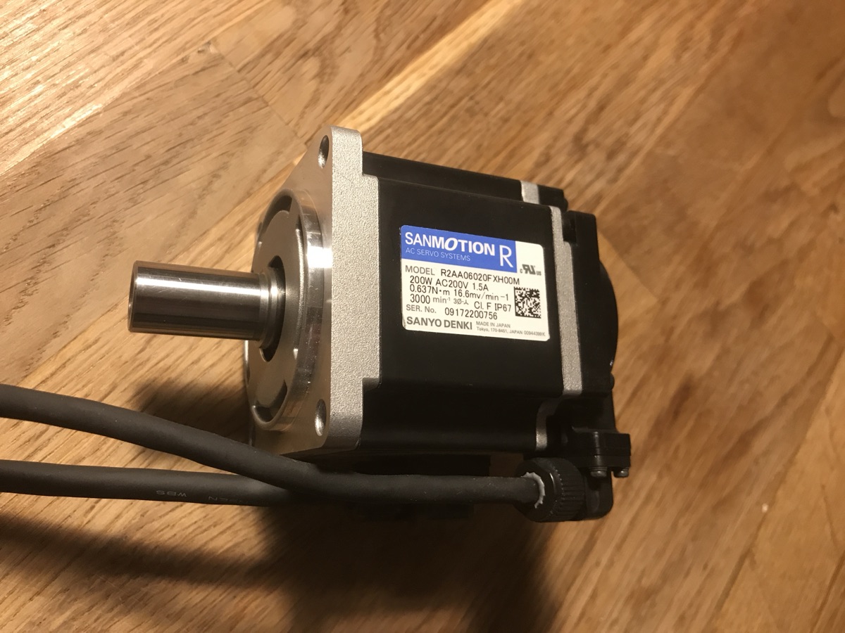 Sanyo Denki Servomotor R2AA06020FXH00
